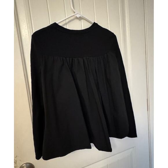 English Factory Mixed Media Swing Black Top S - Picture 2 of 8